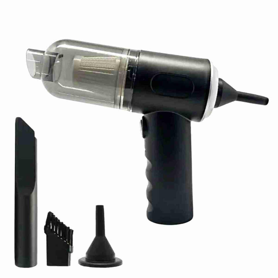 Mini Aspirador Portátil 3-em-1 — 16.000 Pa, Sem Fios (Casa e Carro)